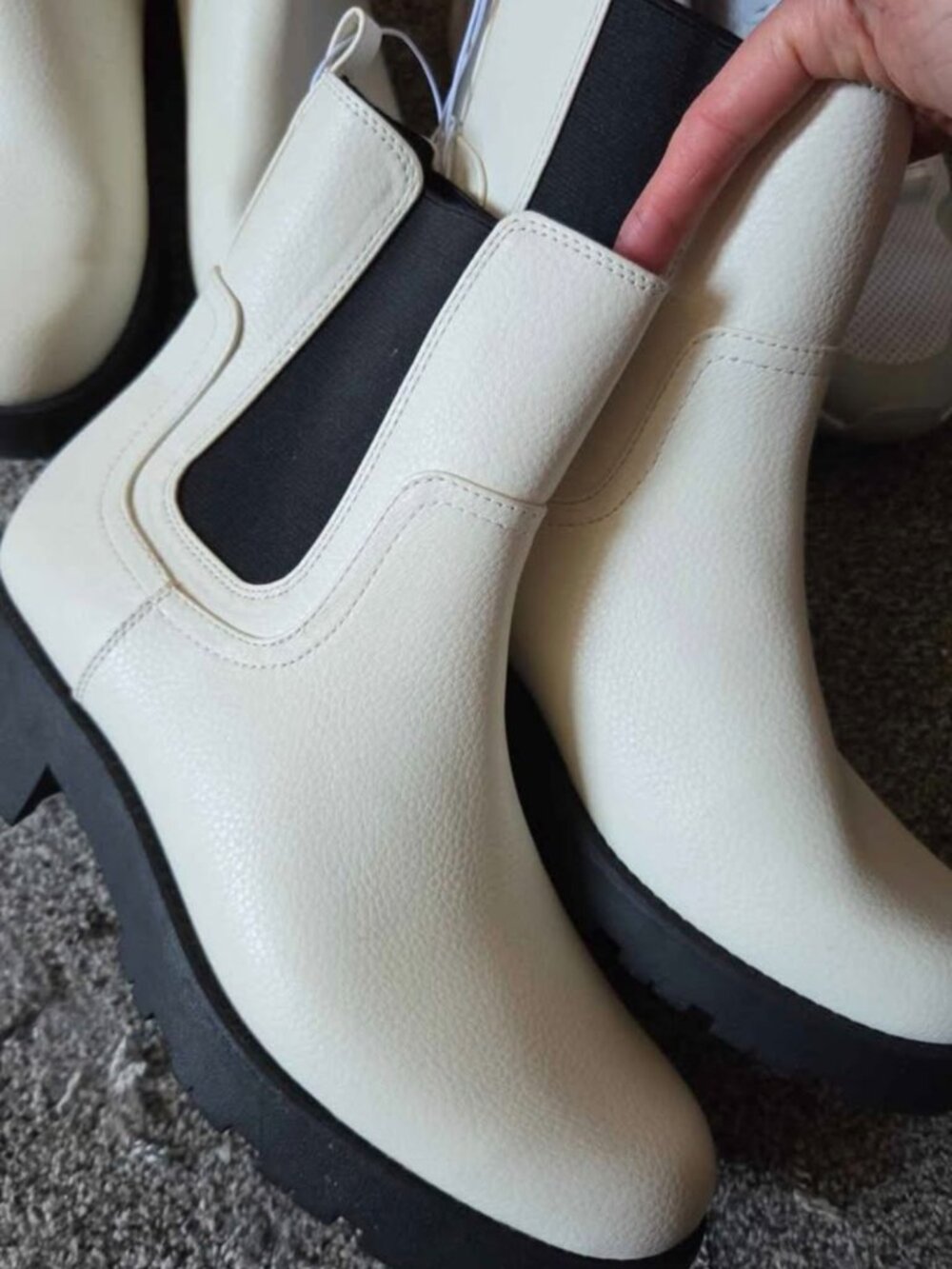 off white boots